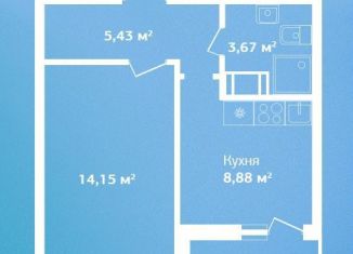 Продажа однокомнатной квартиры, 33.8 м2, Кировск