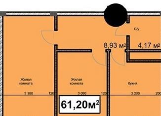 2-ком. квартира на продажу, 61.2 м2, Ставропольский край