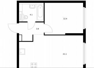 Продам 1-комнатную квартиру, 41.4 м2, Москва, ЖК Барклая 6, жилой комплекс Барклая 6, к6