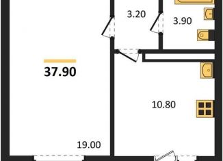 Продаю однокомнатную квартиру, 37.9 м2, Воронеж, улица Шидловского, 28