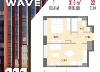 Продажа 1-ком. квартиры, 31.9 м2, Москва, район Москворечье-Сабурово