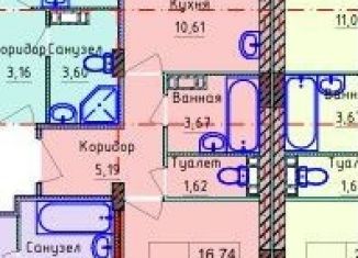 Продаю 1-ком. квартиру, 38.7 м2, Ярославль, Брагинская улица, 18к3