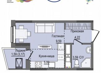 Квартира на продажу студия, 24 м2, Ижевск, Первомайский район, жилой комплекс Рио, 2