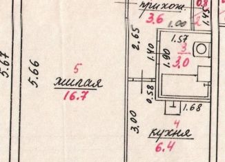 Продажа однокомнатной квартиры, 30.5 м2, Петрозаводск, улица Чернышевского, 4, район Зарека