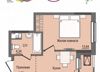 Продам 1-комнатную квартиру, 34 м2, Ижевск, жилой комплекс Рио, 2, Первомайский район