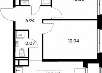 Продается 2-ком. квартира, 52.7 м2, Владимирская область, Тракторная улица, 43