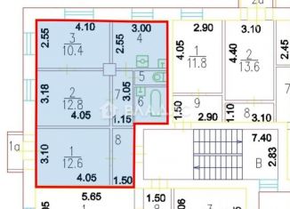 Продажа 3-комнатной квартиры, 56.7 м2, Москва, метро Октябрьское поле, улица Маршала Бирюзова, 8к4