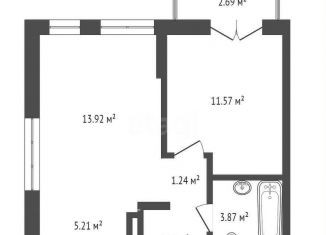 Продам 1-ком. квартиру, 41 м2, Тюмень, ЖК Европейский квартал, жилой комплекс Европейский Квартал, 12