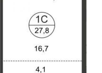 Продаю квартиру студию, 27.8 м2, Московская область, улица Романычева, 5