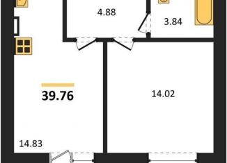 Продам 1-комнатную квартиру, 39.8 м2, Воронежская область