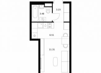 Продаю квартиру студию, 24.5 м2, Бурятия, улица Шмидта, 37А