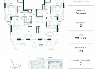 Продам многокомнатную квартиру, 235.9 м2, Москва, метро Строгино