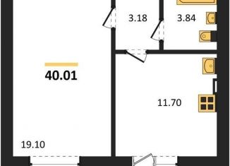 Продаю однокомнатную квартиру, 40 м2, село Александровка