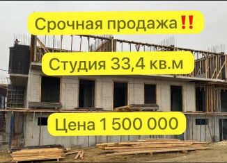 Продаю квартиру студию, 33.4 м2, Каспийск, проспект Насрутдинова, 168