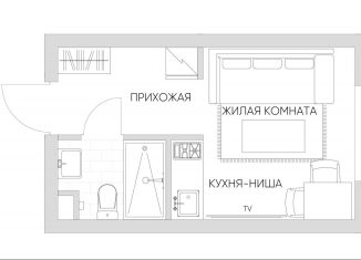 Продам квартиру студию, 17.5 м2, Москва, Автомобильный проезд, 4, Автомобильный проезд