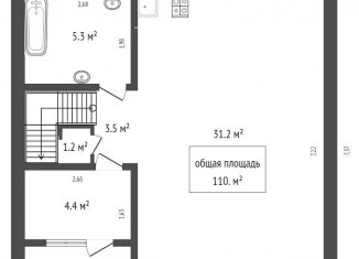Продажа дома, 110 м2, поселок Крупской, Самоварная улица