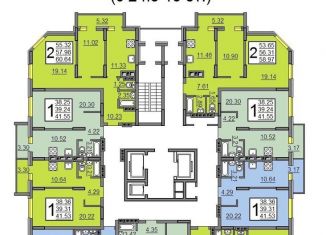 Продаю двухкомнатную квартиру, 66.7 м2, Саратов, ЖК Тарханы, проспект Энтузиастов, 42