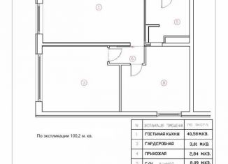 Продажа 3-ком. квартиры, 100 м2, Балашиха, проспект Ленина, 32А, ЖК Акварели