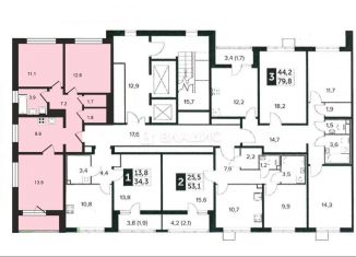 3-ком. квартира на продажу, 62.6 м2, Московская область, Рождественская улица, 10