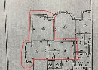 Продажа однокомнатной квартиры, 60 м2, Нальчик, улица Чернышевского, 201Е, ЖК Солнечный Город