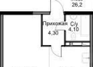 Продается квартира студия, 41 м2, Москва, ЖК Афи Парк Воронцовский, улица Академика Челомея, 7Ас2