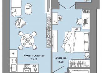 Продается двухкомнатная квартира, 49 м2, Кировская область