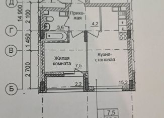 Продается 1-комнатная квартира, 30 м2, Нижний Новгород, Новокузнечихинская улица, 3, ЖК Новая Кузнечиха