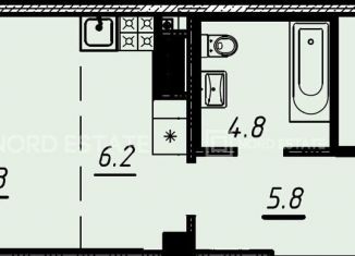 Продам двухкомнатную квартиру, 49.8 м2, Санкт-Петербург, Петровский проспект, 9В, ЖК Нева Хаус