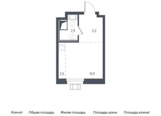 Продается квартира студия, 21 м2, Московская область, жилой комплекс Люберцы 2020, к67