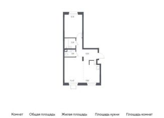 Продажа 1-комнатной квартиры, 49.4 м2, Люберцы, жилой комплекс Люберцы 2020, к70