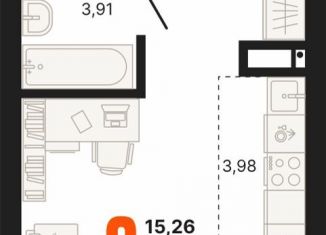 Продается однокомнатная квартира, 28.8 м2, Екатеринбург, ЖК Парк Каменные Палатки, улица Владимира Высоцкого, 7/1