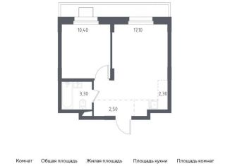 Продажа 1-ком. квартиры, 35.6 м2, Люберцы, жилой комплекс Люберцы 2020, к70