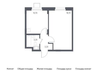 Продается однокомнатная квартира, 35.8 м2, Московская область, жилой комплекс Люберцы 2020, к70