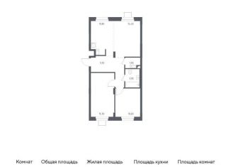 Продажа 2-ком. квартиры, 66.6 м2, Люберцы, жилой комплекс Люберцы 2020, к70
