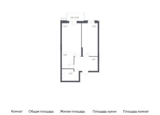 Продам 2-ком. квартиру, 54.7 м2, посёлок Жилино-1, жилой комплекс Егорово Парк, к3, ЖК Егорово Парк