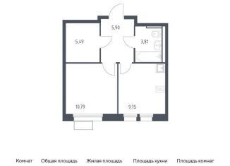 Продается однокомнатная квартира, 35.7 м2, Химки, жилой комплекс Квартал Ивакино, к2