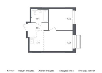 Продаю двухкомнатную квартиру, 32.6 м2, Московская область