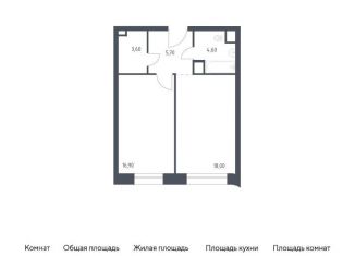 1-ком. квартира на продажу, 48.8 м2, Москва, Стремянный переулок, 2, район Замоскворечье