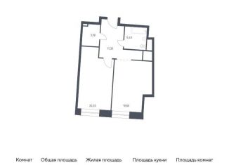 Продается 1-ком. квартира, 60.6 м2, Москва, Стремянный переулок, 2, район Замоскворечье