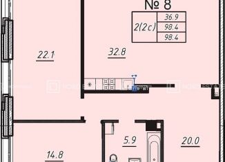 Продам 3-комнатную квартиру, 98.4 м2, Санкт-Петербург, метро Чкаловская, Петровский проспект, 9к2