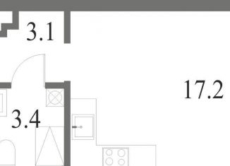 Продам квартиру студию, 23.7 м2, Санкт-Петербург, ЖК Нева Хаус, Петровский проспект, 9к2