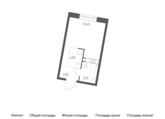 Продается квартира студия, 22.3 м2, поселение Филимонковское, жилой комплекс Цветочные Поляны, к9, ЖК Цветочные Поляны