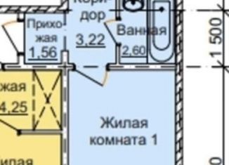Продается однокомнатная квартира, 35 м2, Челябинск, Тракторозаводский район, 2-я Эльтонская улица, 63Б