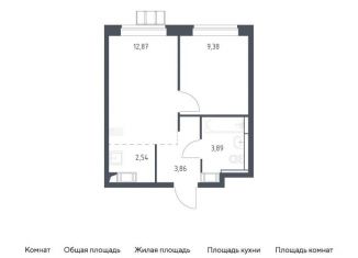 Продаю однокомнатную квартиру, 32.5 м2, поселение Рязановское, жилой комплекс Алхимово, 14