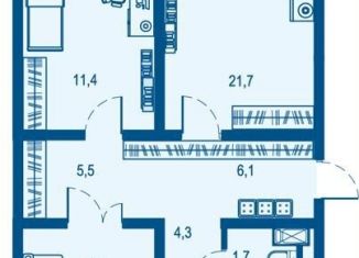 Продам трехкомнатную квартиру, 88.8 м2, Краснодарский край