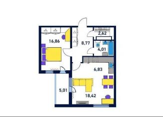 Продажа 2-комнатной квартиры, 62.5 м2, Карелия