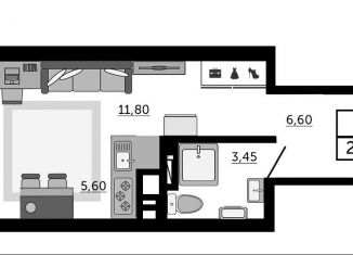 Продаю квартиру студию, 29.7 м2, Ростов-на-Дону