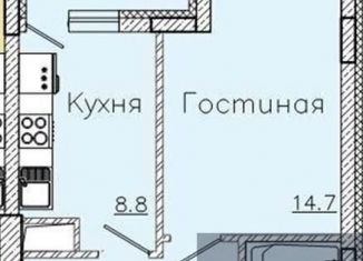 Продажа 1-ком. квартиры, 38 м2, Воронеж, улица Фёдора Тютчева, 93/4, ЖК Микрорайон Боровое