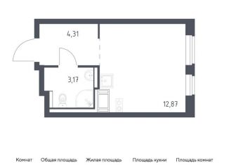 Продам квартиру студию, 20.4 м2, Виллозское городское поселение