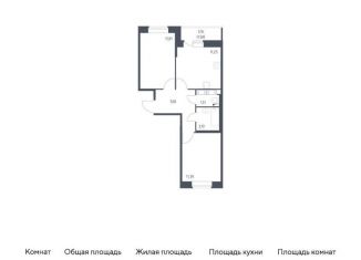 Продажа 2-комнатной квартиры, 47.7 м2, Колпино, жилой комплекс Новое Колпино, к39, ЖК Новое Колпино